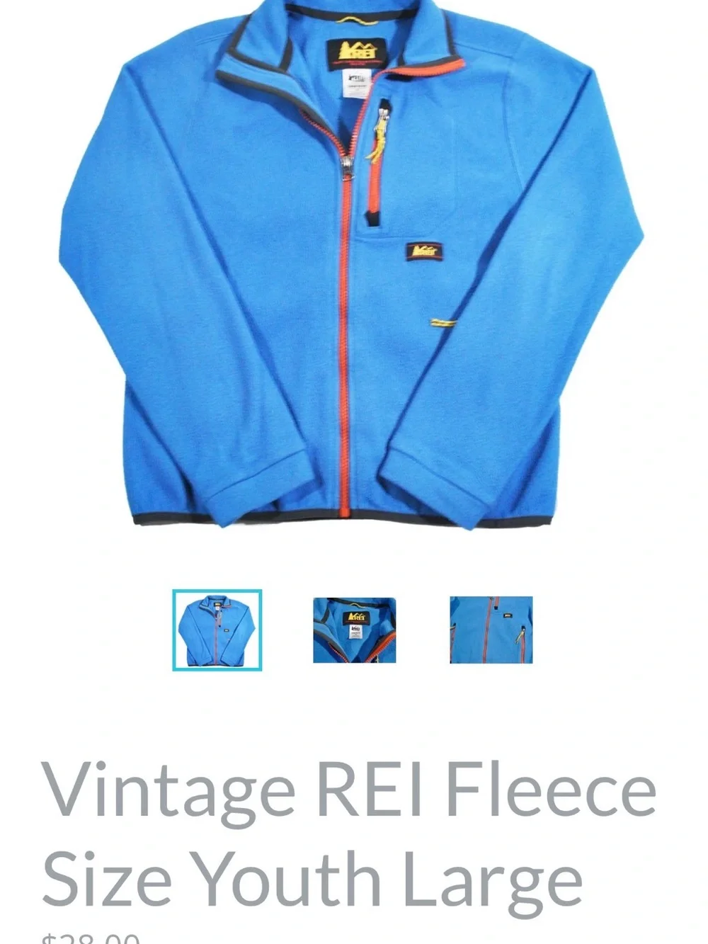 Vintage REI Kids’ Fleece Jacket